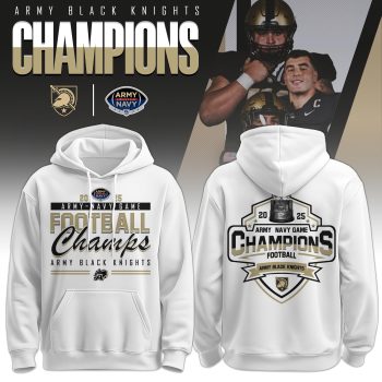 Army Black Knights Champion White Hoodie BKH1309