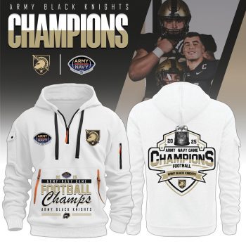 Army Black Knights Champion White Hoodie BKH1312