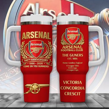 Arsenal FC 140th Anniversary 40oz Stanley Tumbler STL1007