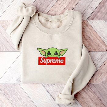 Baby Yoda Supreme Embroidered Sweatshirt EBS2278