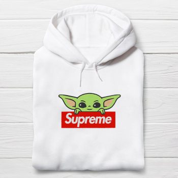 Baby Yoda Supreme Embroidered Unisex Hoodie EBH2278