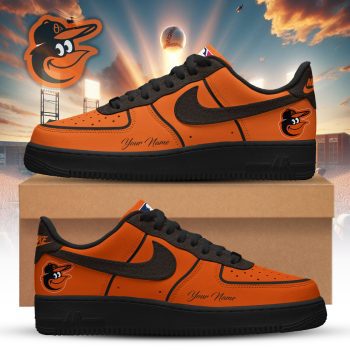 Baltimore Orioles x Air Force 1 Orchard Premium AF1 Sneakers