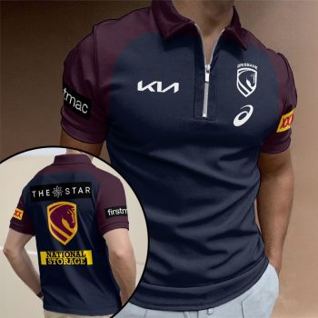 Brisbane Broncos 2026 Zip Polo Shirt ZPL1057