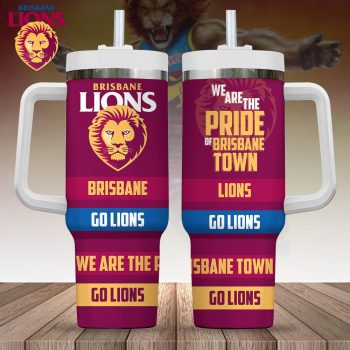 Brisbane Lions 40oz Stanley Tumbler STL1059