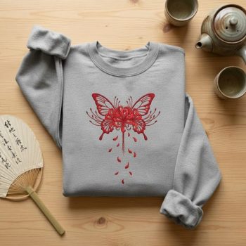 Dark Cottagecore Asian Inspired Nature Top