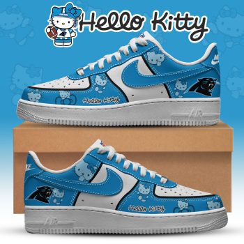 Carolina Panthers x Hello Kitty Air Force 1 Sneakers Limited Edition