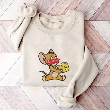 Cartoon Jerry Supreme Embroidered Sweatshirt EBS2271