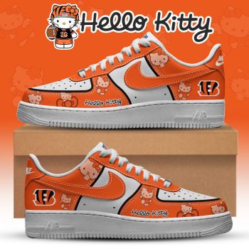 Cincinnati Bengals x Hello Kitty Air Force 1 Sneakers Limited Edition