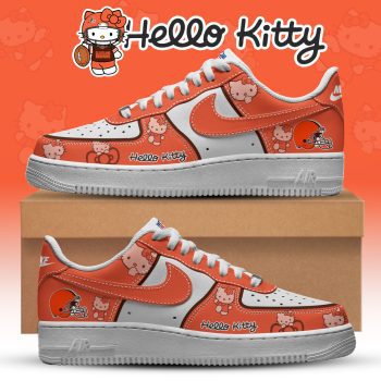 Cleveland Browns x Hello Kitty Air Force 1 Sneakers Limited Edition