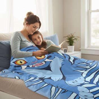 Personalized Anime Name Blanket