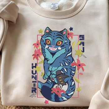 Demon Hunter Tiger Embroidered Sweatshirt