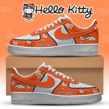Denver Broncos x Hello Kitty Air Force 1 Sneakers Limited Edition