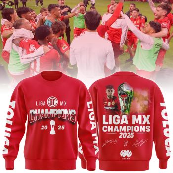 Deportivo Toluca 2025 Champions Sweatshirt Limited Edition Unisex BKH1299