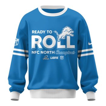 Detroit Lions NFC North Division Champions Performance Unisex Sweatshirt 2025