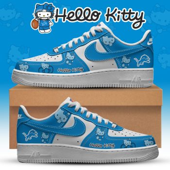 Detroit Lions x Hello Kitty Air Force 1 Sneakers Limited Edition