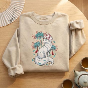 Fox Spirit Embroidery Sweatshirt