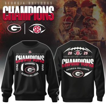 Georgia Bulldogs Football x Southeastern Conference Champions 2025 Sweatshirt Limited Edition BKH1600