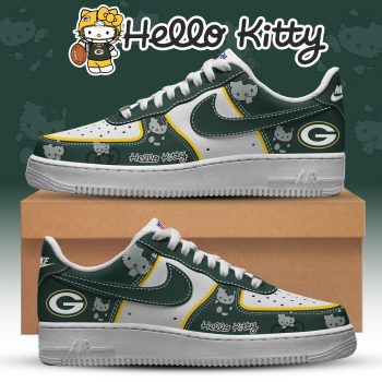 Green Bay Packers x Hello Kitty Air Force 1 Sneakers Limited Edition