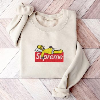 Homer Simpson Supreme Embroidered Sweatshirt EBS2262