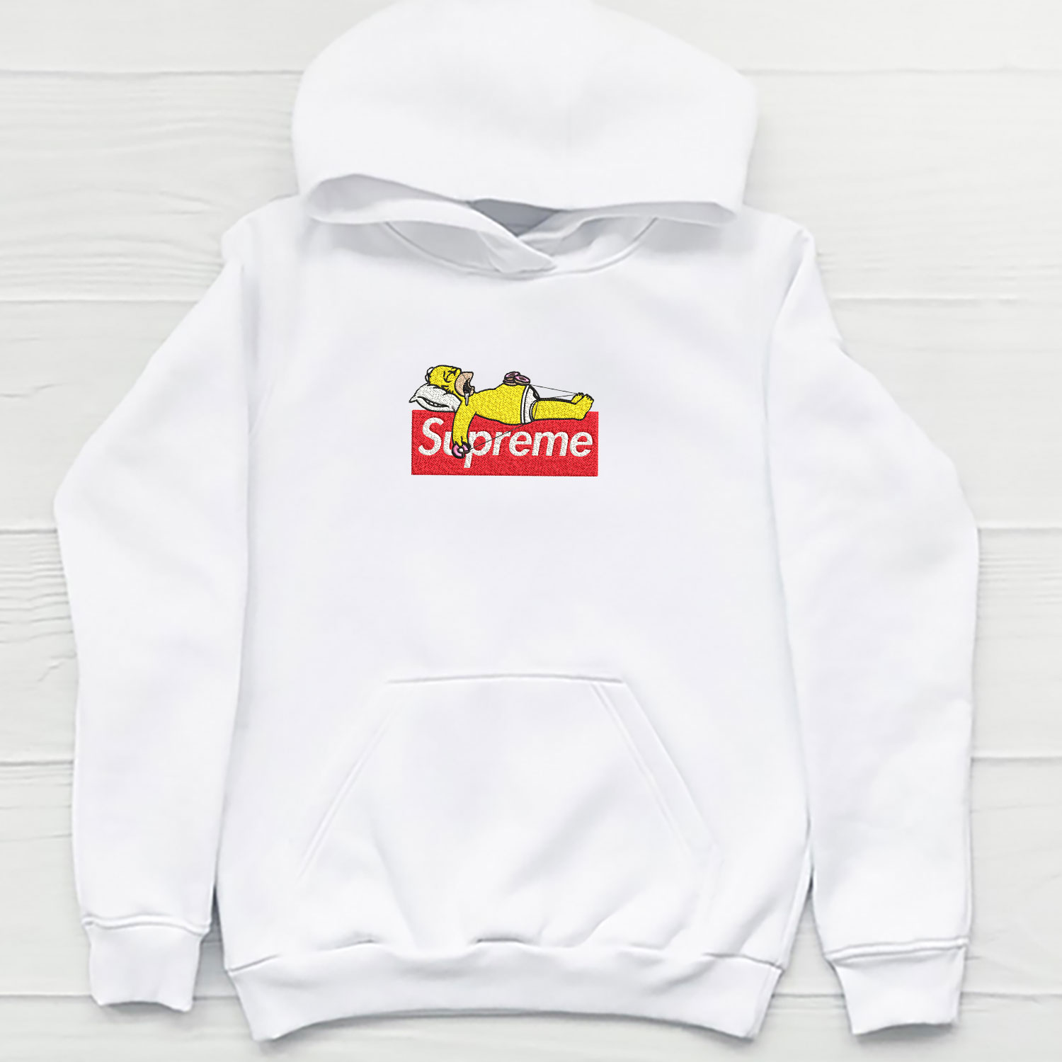 Homer-Simpson-Supreme-Embroidered-Unisex-Hoodie-EBH2262-1