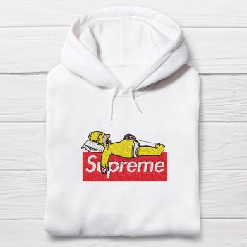 Homer Simpson Supreme Embroidered Unisex Hoodie EBH2262