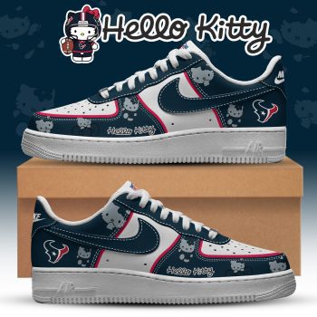 Houston Texans x Hello Kitty Air Force 1 Sneakers Limited Edition