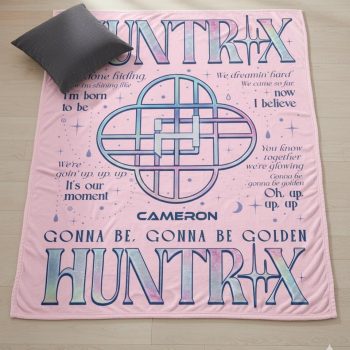 Huntrix Theme Custom Throw Blanket