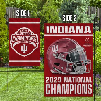 Indiana Hoosiers Football 2025 National Champions Double-side Garden Flag CHAMP20317
