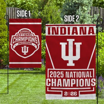 Indiana Hoosiers Football 2025 National Champions Double-side Garden Flag CHAMP20318
