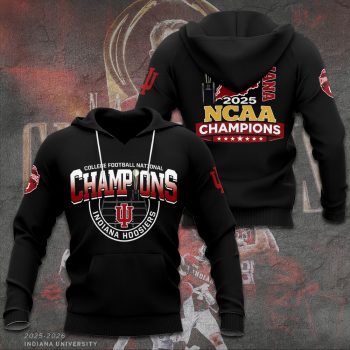 Indiana Hoosiers Football 2025 National Champions Unisex Performance Hoodie CHAMP20469