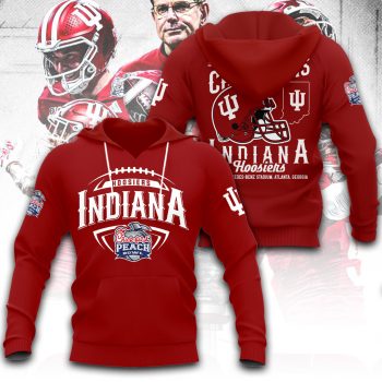 Indiana Hoosiers Football 2026 Peach Bowl Champions Unisex Performance Hoodie CHAMP20484