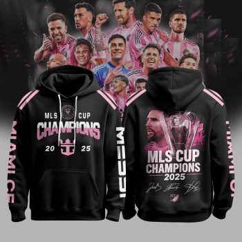 Inter Miami x Major League Soccer Champions 2025 Hoodie Limited Edition BKH1612