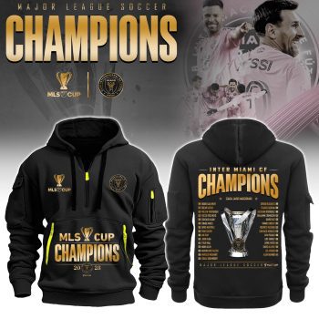 Inter Miami x Major League Soccer Champions 2025 Hoodie Limited Edition Gold BKH1599