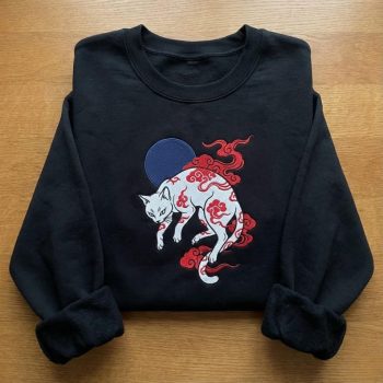 Japanese Cat Mythical Moon Sweatshirt