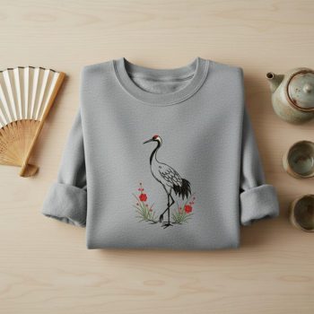 Zen Bird Art Nature Inspired Winter Wear