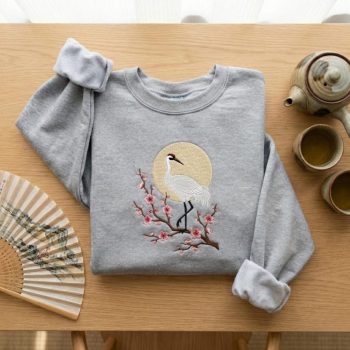 Red Sun Zen Aesthetic Asian Nature Gift