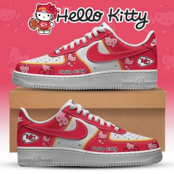 Kansas City Chiefs x Hello Kitty Air Force 1 Sneakers Limited Edition