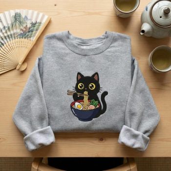 Cute Japanese Noodle Kitty Aesthetic Gift