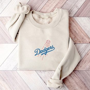 LA Dodgers Logo Embroidered Sweatshirt EBS2153