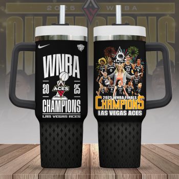 Las Vegas Aces 2025 WNBA Champions 40oz Stanley Tumbler STL1037