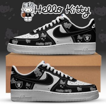 Las Vegas Raiders x Hello Kitty Air Force 1 Sneakers Limited Edition