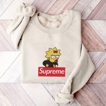 Lisa Simpson Supreme Embroidered Sweatshirt EBS2269