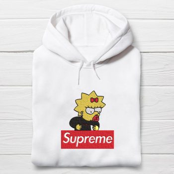 Lisa Simpson Supreme Embroidered Unisex Hoodie EBH2269