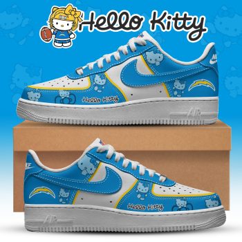 Los Angeles Chargers x Hello Kitty Air Force 1 Sneakers Limited Edition