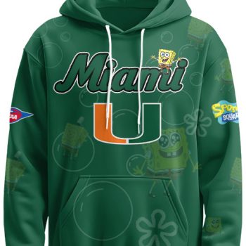 Miami Hurricanes x SpongeBob Limited Edition Hoodie BKH1194
