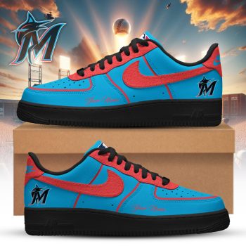 Miami Marlins x Air Force 1 Orchard Premium AF1 Sneakers