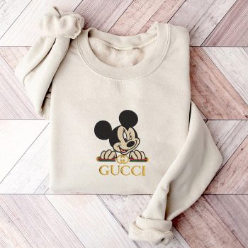 Mickey Mouse Logo Embroidered Sweatshirt EBS2069