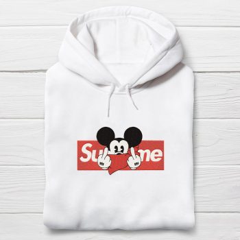 Mickey Mouse Supreme Embroidered Unisex Hoodie EBH2254