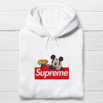 Mickey Mouse Supreme Embroidered Unisex Hoodie EBH2276