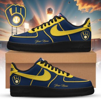 Milwaukee Brewers x Air Force 1 Orchard Premium AF1 Sneakers
